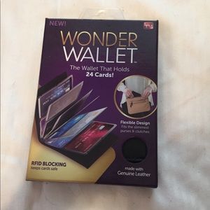 Wonder Wallet New Black Wallet Real Leather